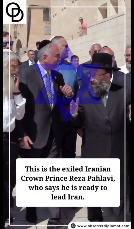 Ահա սա էլ Շահի որդի Ռեզա Փահլավին...