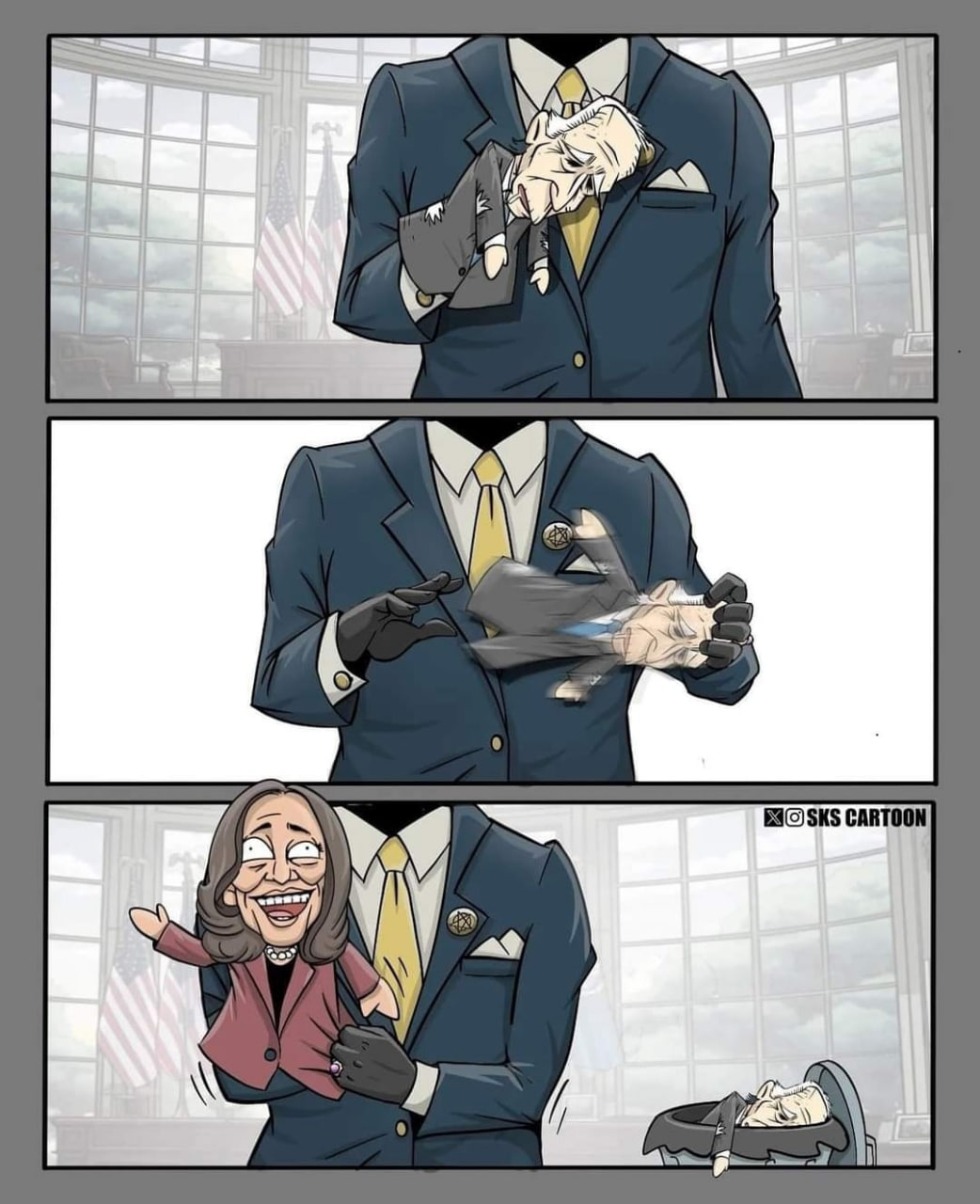 The Jews change their puppets the same way labor workers change their worn out gloves...