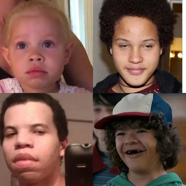 This is to all the morons, who say that when white and black mix, their child turns out very beautiful....