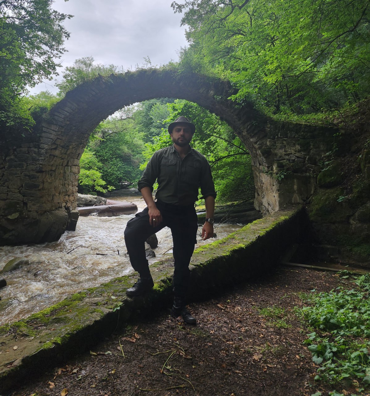 Տավուշում սահմանի մոտ մի հետաքրքիր կամուրջի մոտ...