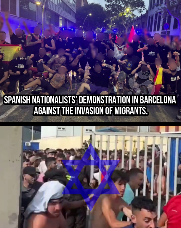 Spanish nationalists are organizing demonstrations...